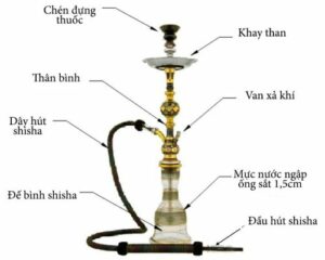 Cấu tạo bình shisha