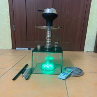 Bình shisha led hộp vuông